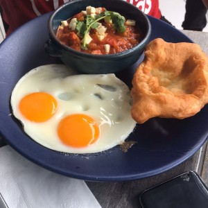 huevos criollos con