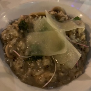 Risotto de Setas y Pate de Trufa Negra