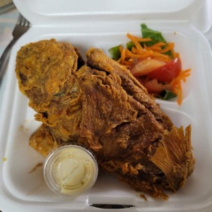 pargo entero frito