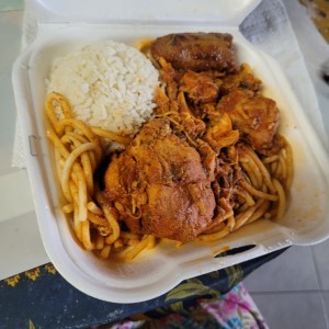 spaguetty con pollo