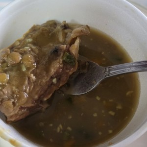 sopa carne