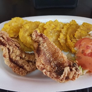 filete con patacones