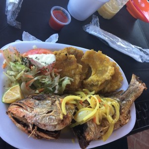 Pargo frito