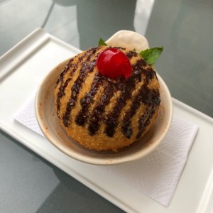 Postres - Helado frito