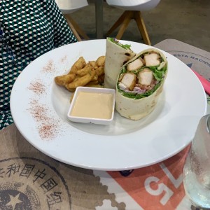 Wrap de Pollo Thai