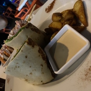 Wrap de Pollo Thai