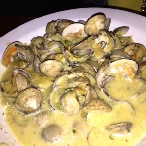 Almejas a la marinara