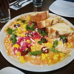 carpaccio de salmon