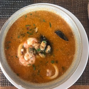 sopa de mariscos