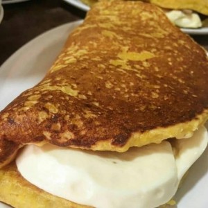 cachapa con queso