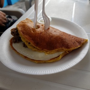 cachapa carne