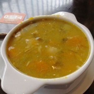Sopa de complemento (entrada)
