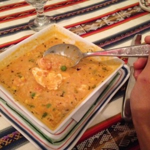 chupe de camarones