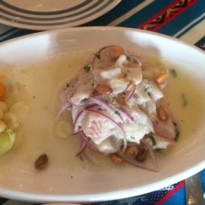 ceviche de corvina