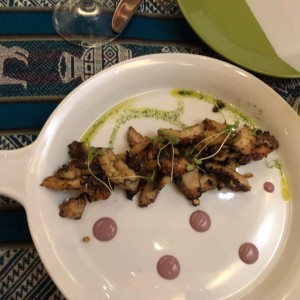 pulpo al carbon