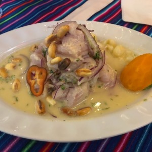 Ceviche de corvina