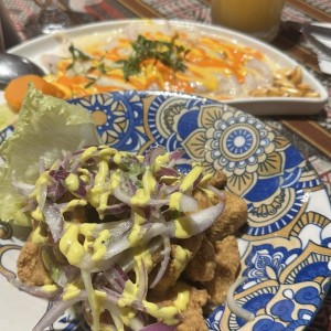 Entradas Calientes - Ceviche Frito