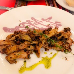Pulpo al carbon