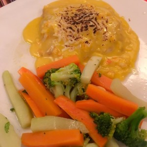 Corvina a la parmesana