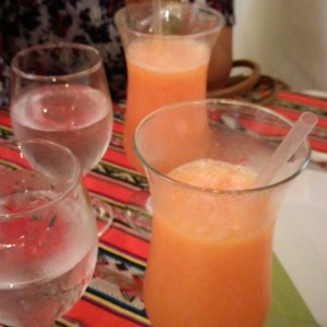 licuado de papaya