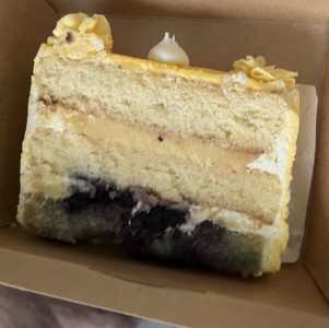 Cake de Limón con Blueberrys