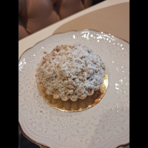 Cake De Vainilla Con Manzana Y Carmalo