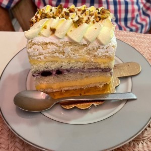 torta de blueberries y maracuya