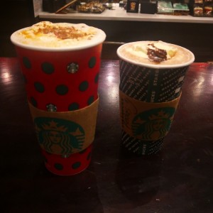 caramel coffe toffe y chocolate caliente