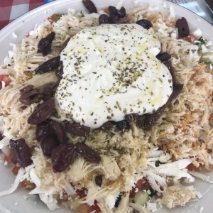 ladopsomo de pollo y aceitunas