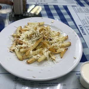 papas asadas con queso feta