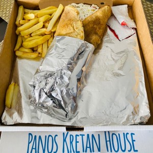Gyro de pernil.