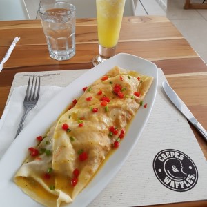 Crepe pollo thai