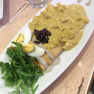 crepe pollo peruano