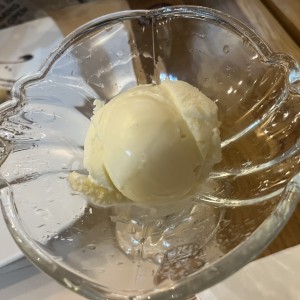 Helado de vainilla