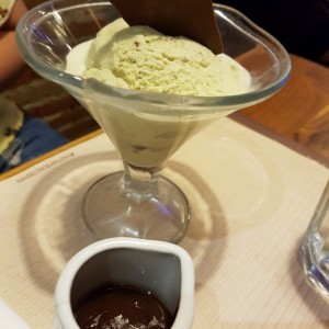 pistacho y chocolate