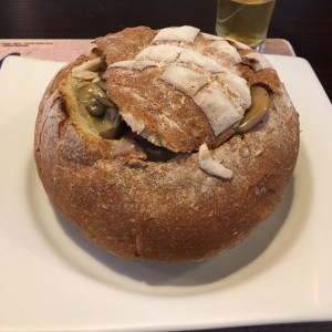 Panne cook de pollo y hongos