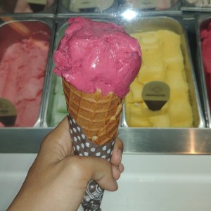 helado de mora