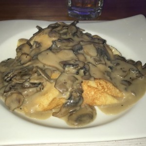 creppes con hongos y pollo