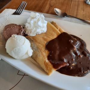 creps de chocolate