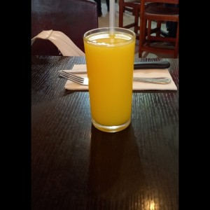 jugo de naranja