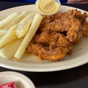 Dedos de pollo (muy picantes)