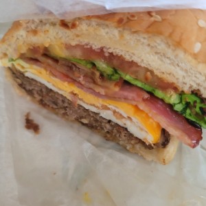 Hamburguesa - Hamburguesa huevo y tocino