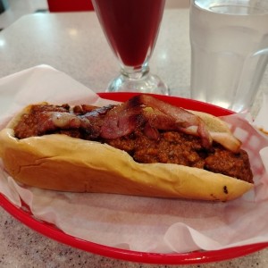 Chili dog sin queso