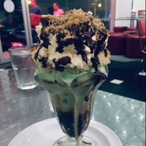 No me olvides con helado de Pistacho
