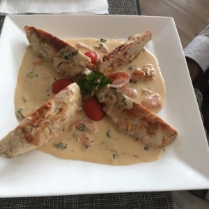 Pollo Camarones 