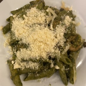 Pasta con camarones