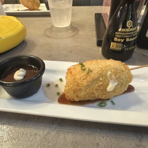 Brochetas - Kushiage -Brochetas Apanadas