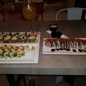 veggie deli roll, big kronchi roll e insta roll