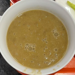 Sopa de lenteja