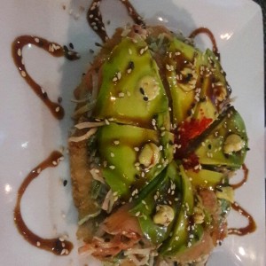 Entradas Calientes - Pizza japonesa